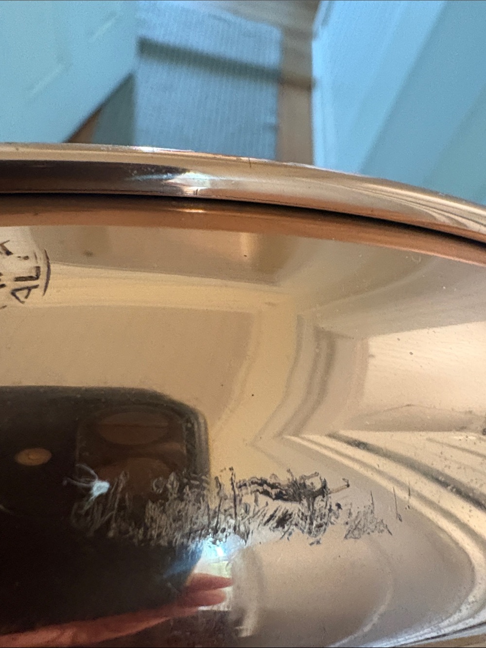 Portuguese Copper Oval Serving Pan - Picture 6 of 6